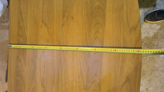 Escritorio de madera en L