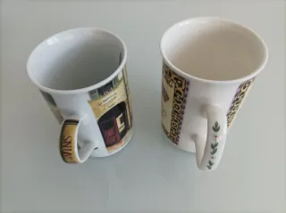 Tazas de porcelana inglesa