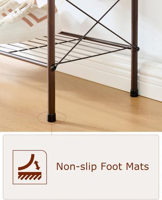 Zapatero Metálico 4 Niveles (20-25 Pares)