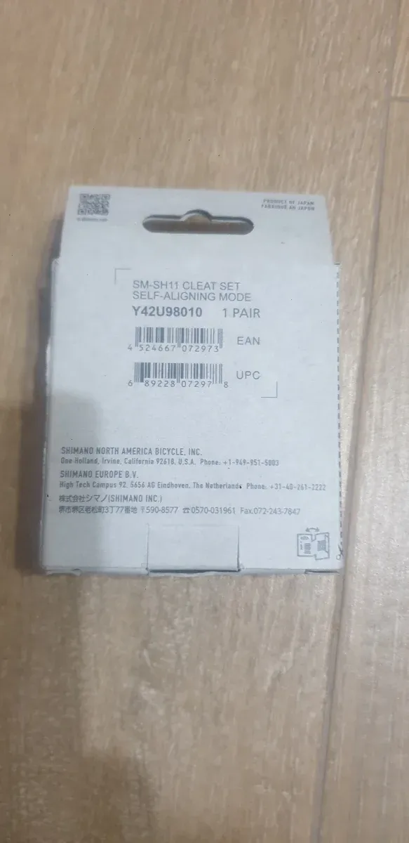 Calas Shimano SPD-SL SM-SH11 Amarillas