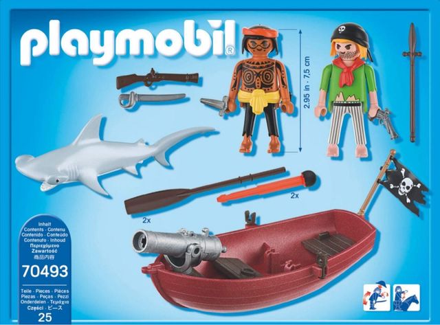 Playmobil Pirati Nave Squalo Figure 70493