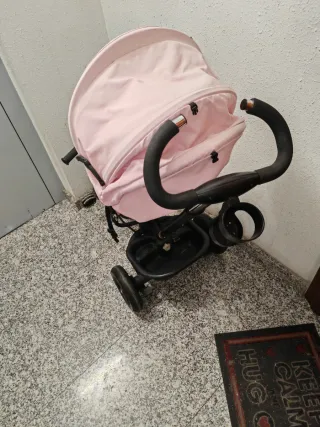 Bici carrito paseo rosa
