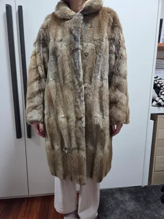 Abrigo de piel mujer