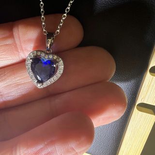 Colgante Corazón Azul .