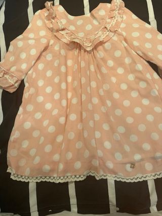 Revestimiento infantil rosa lunares