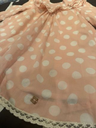 Revestimiento infantil rosa lunares