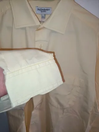 Camisa Yves Saint Laurent L Amarilla