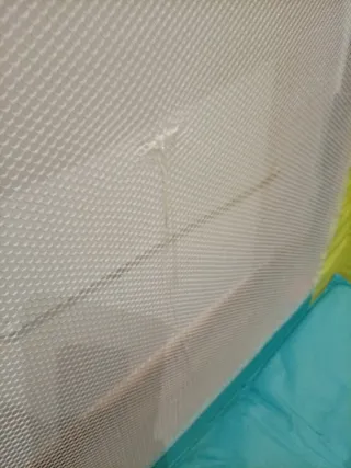 Cuna de viaje plegable con ruedas