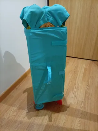 Cuna de viaje plegable con ruedas