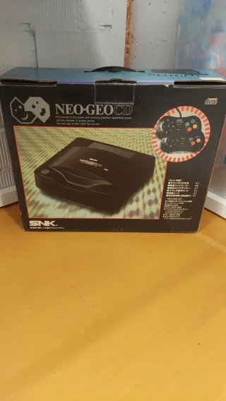 Consola Neo geo cd (top loader) + Accesorios