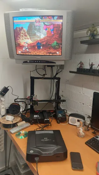 Consola Neo geo cd (top loader) + Accesorios