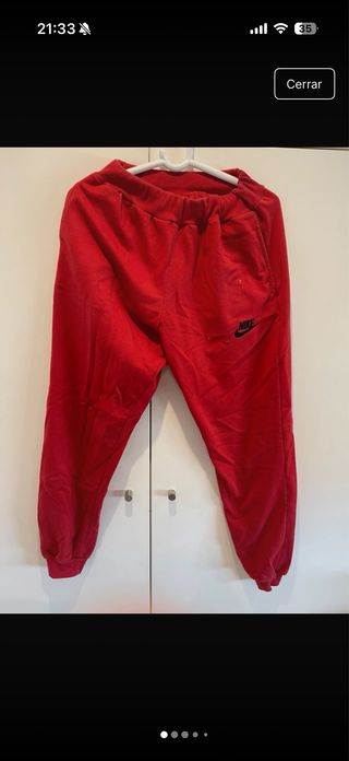 Pantalón Nike Tech Rojo