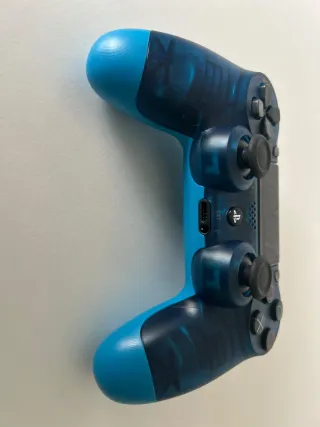 Mando PS4 Sony Azul Transparente