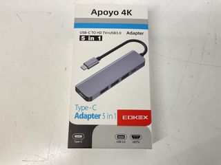 Adaptador EOKEX USB-C 5 en 1 4K