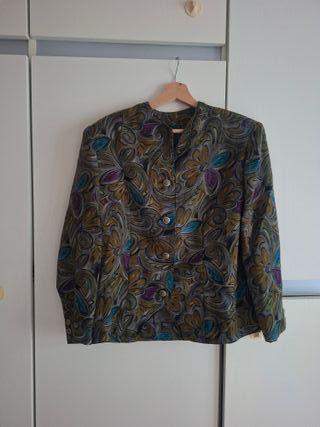 Giacca donna sfoderata fantasia