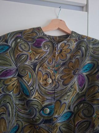 Giacca donna sfoderata fantasia