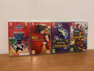 Nintendo Switch + 2 custodie + 4 giochi