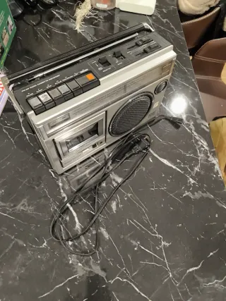 Grabadora Casete National RX-1650 Showa Retro