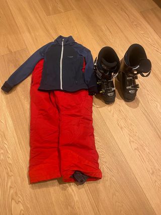 Botas Esquí 24-24.5, Pantalón y Polar