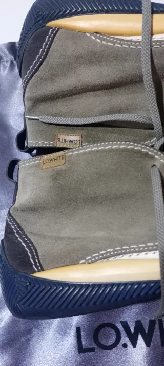 LO.WHITE Scarpe Uomo Suede Tg 40.5