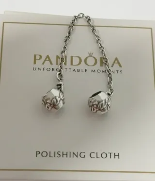 Charm Cadena de Seguridad Siempre Amor