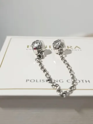 Charm Cadena de Seguridad Siempre Amor