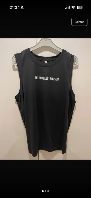 Camiseta sin mangas Relentless Pursuit