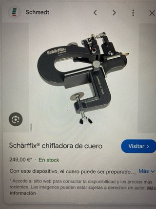 Schärf-Fix 2000 Chifladora de Cuero