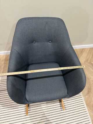 Mecedora West Wing antracita – Mediana – Como nuev