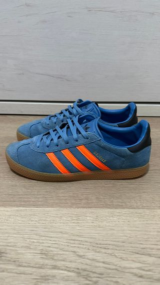 Adidas Gazelle Azul Naranja Talla 40