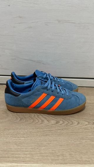 Adidas Gazelle Azul Naranja Talla 40