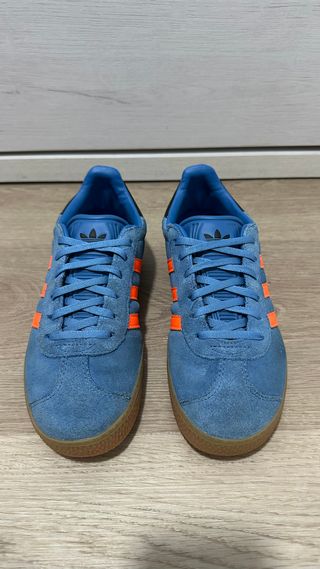 Adidas Gazelle Azul Naranja Talla 40