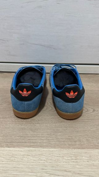 Adidas Gazelle Azul Naranja Talla 40