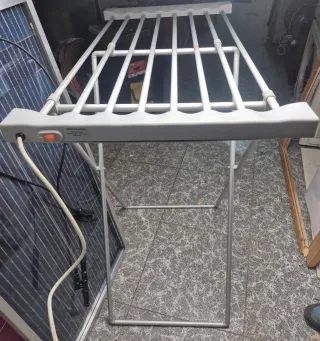 Secador de ropa eléctrico plegable