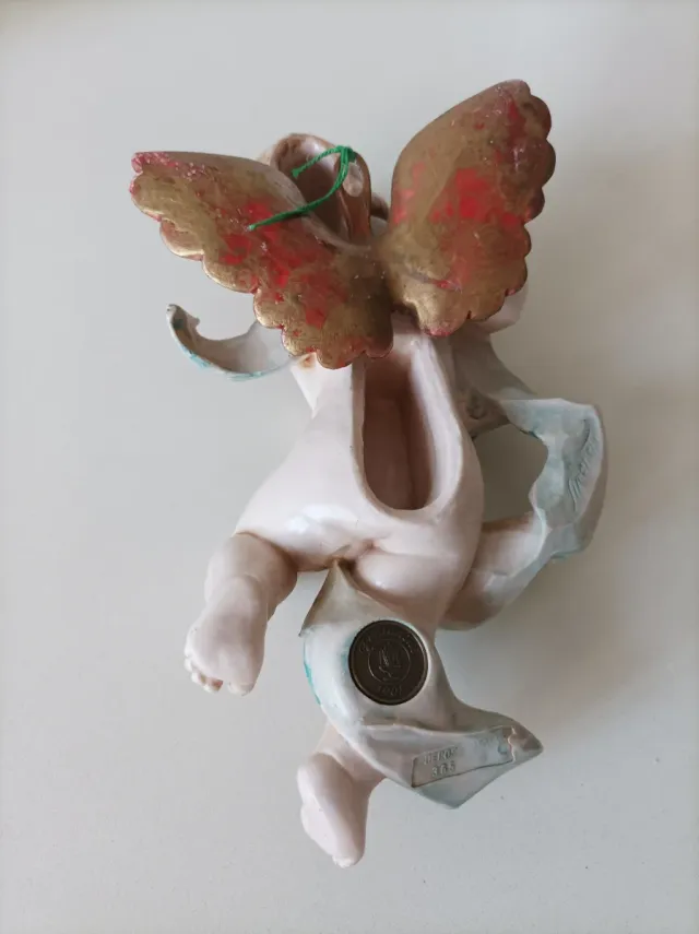 Figura Fontanini Angelo con Liuto