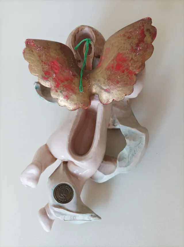 Figura Fontanini Angelo con Liuto