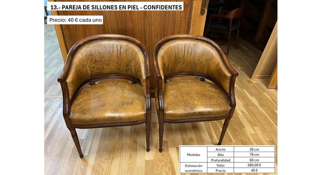 Mesa de Despacho Madera de caoba Doble Confidente