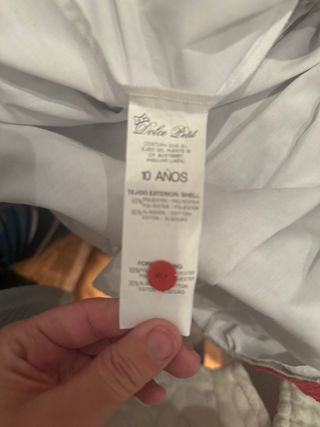 Vestido niña floral rojo y gris