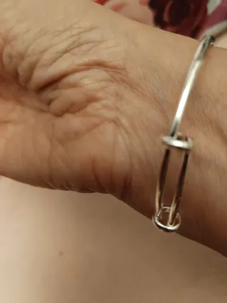 Pulsera de plata trenzada