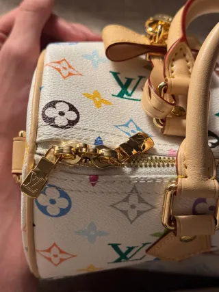 Bolso Speedy Murakami Multicolor Blanco