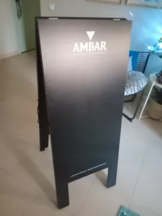 Pizarra doble cara de pie tiza perfecto estado