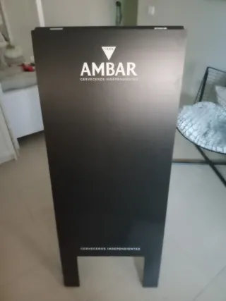 Pizarra doble cara de pie tiza perfecto estado