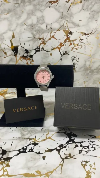 Reloj Versace Rosa con Caja, Montre
