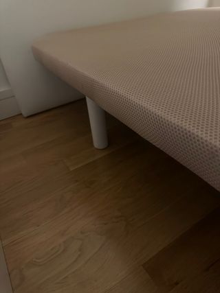 Cama individual: base y colchón (opción cabecero)