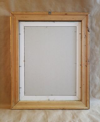 Cavalli selvaggi – dipinto con cornice oro