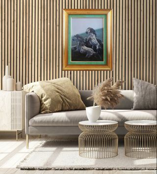 Cavalli selvaggi – dipinto con cornice oro