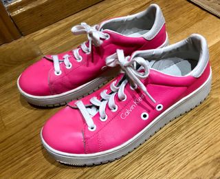 Sneakers Cuero Fucsia Calvin Klein