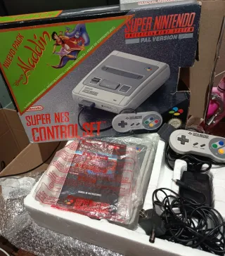 Super Nintendo SNES + Caja Aladdin