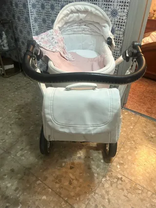 Trio Nataly Polipiel Blanco Mundi Bebé