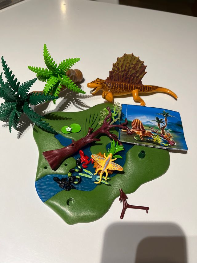 Playmobil Dinosaurio Dimetrodon e Scenario